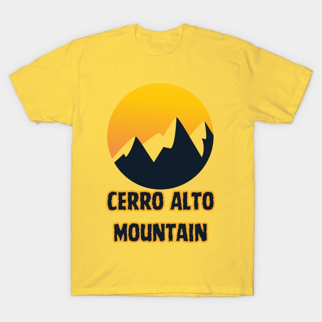 Cerro Alto Mountain T-Shirt by Canada Cities
